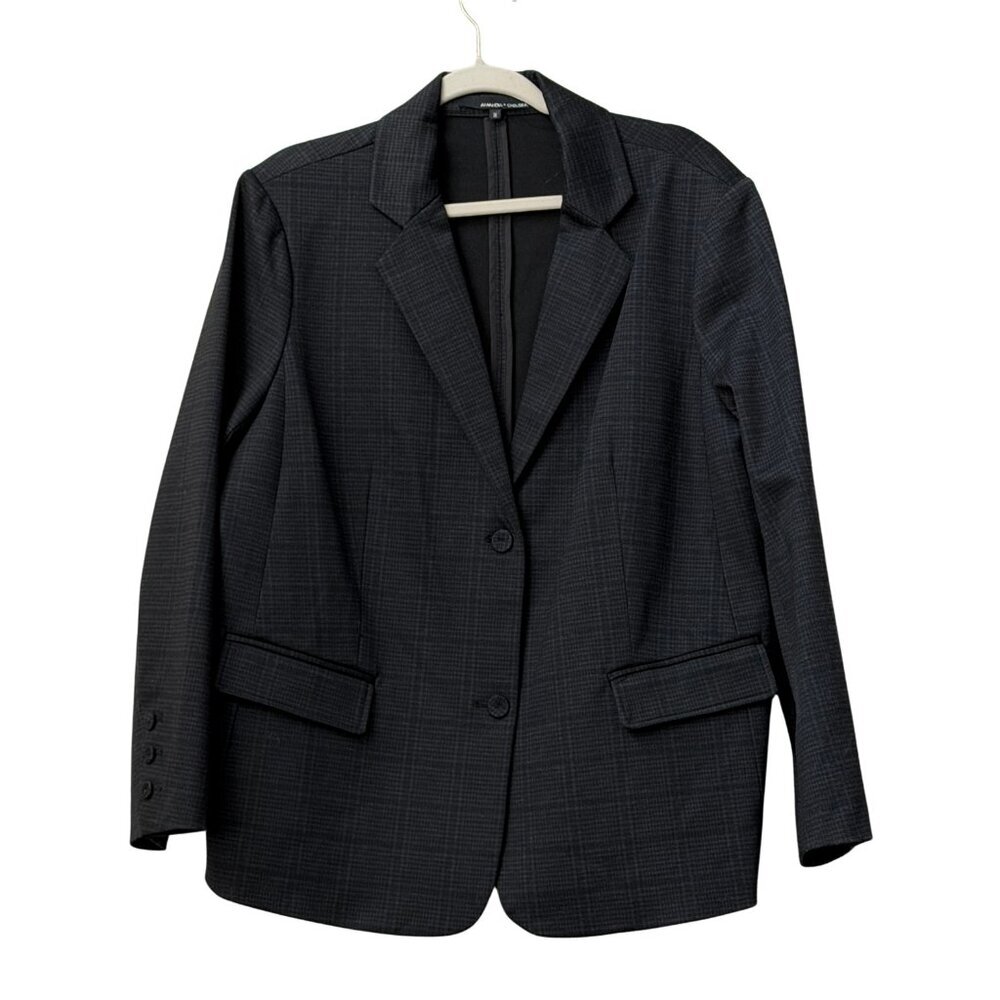 NEW Amanda & Chelsea Micro Houndstooth Plaid Pattern Blazer Sz. 1X
